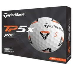 TaylorMade TP5X Pix 2.0 Golf Balls Dozen White (2 Dozen €90)