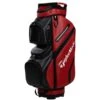 TaylorMade Deluxe Cart Bag Red - Black 2 TaylorMade Deluxe Cart Bag Red - Black -Golf Supply Store TA22A0308001 L
