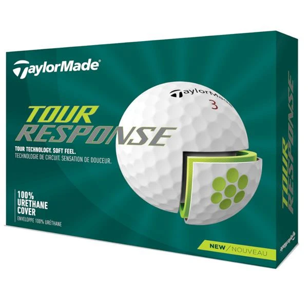 TaylorMade Tour Response 22 Golf Ball Dozen White 3 TaylorMade Tour Response 22 Golf Ball Dozen White