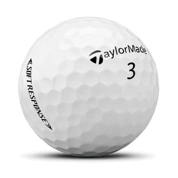 TaylorMade Soft Response 22 Golf Ball Dozen White 4 TaylorMade Soft Response 22 Golf Ball Dozen White - Image 2