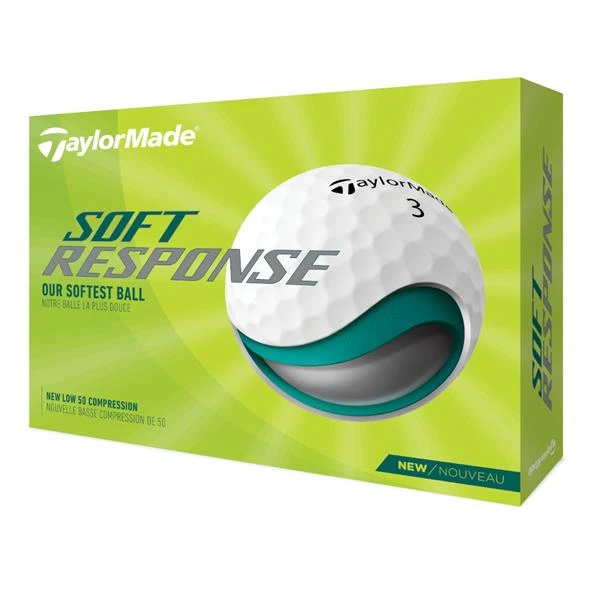 TaylorMade Soft Response 22 Golf Ball Dozen White 3 TaylorMade Soft Response 22 Golf Ball Dozen White