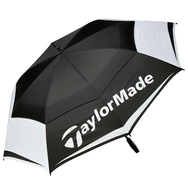 TaylorMade64" Double Canopy Umbrella Black - White 3 TaylorMade64" Double Canopy Umbrella Black - White