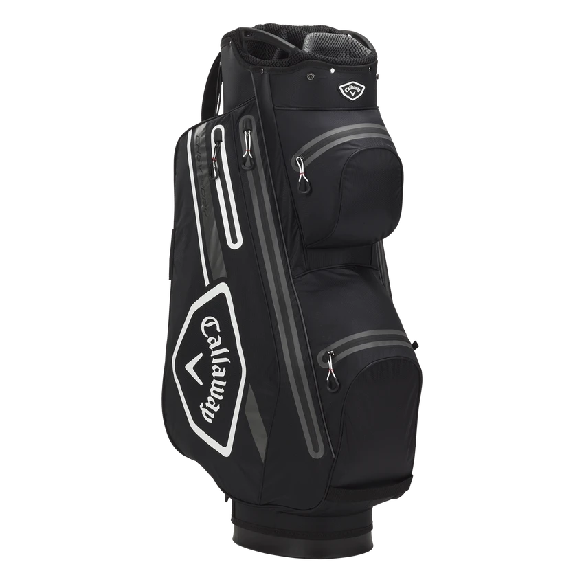 Callaway Chev Dry 14 Golf Cart Bag - Black/Charcoal/White 4 Callaway Chev Dry 14 Golf Cart Bag - Black/Charcoal/White - Image 2