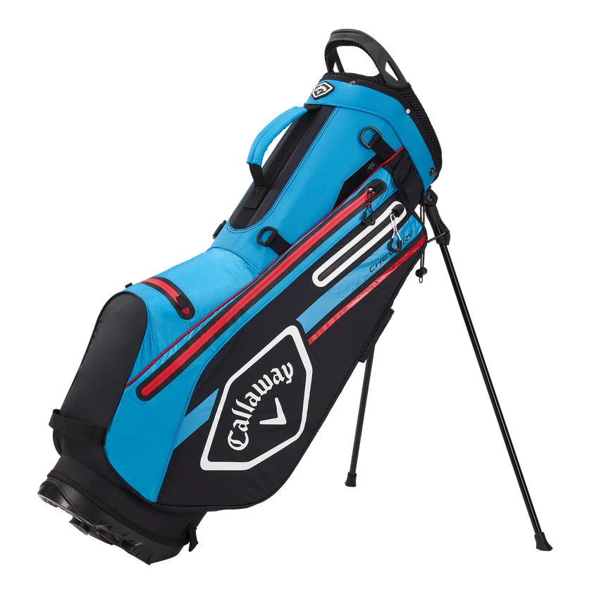 Callaway CHEV DRY STAND BAG Black/CYAN/Fire Red 3 Callaway CHEV DRY STAND BAG Black/CYAN/Fire Red