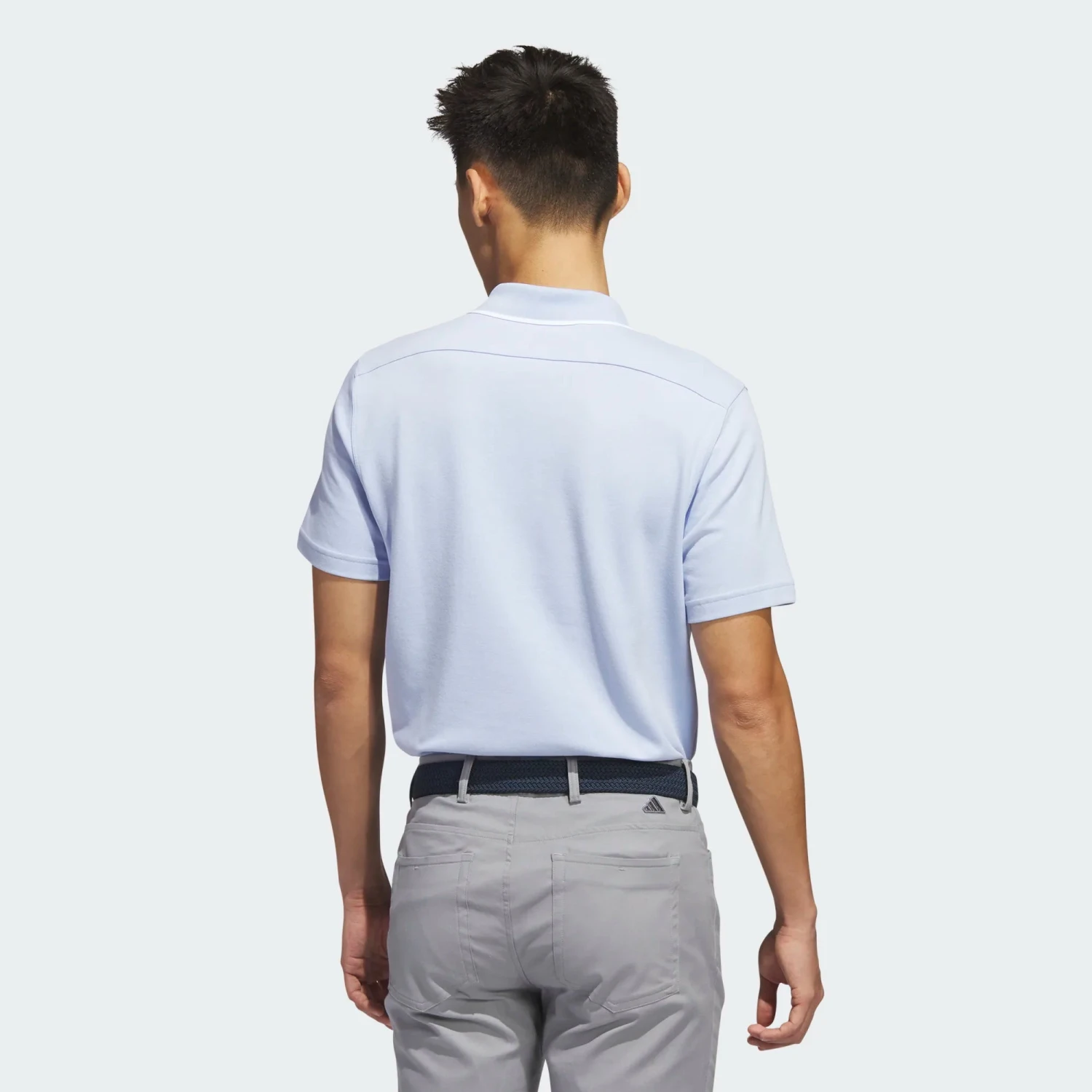 Adidas GO-TO PIQUÉ GOLF POLO SHIRT Blue Dawn 5 Adidas GO-TO PIQUÉ GOLF POLO SHIRT Blue Dawn - Image 3