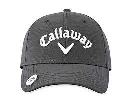 Callaway Gents Stitch Magnet Adj Cap Charcoal