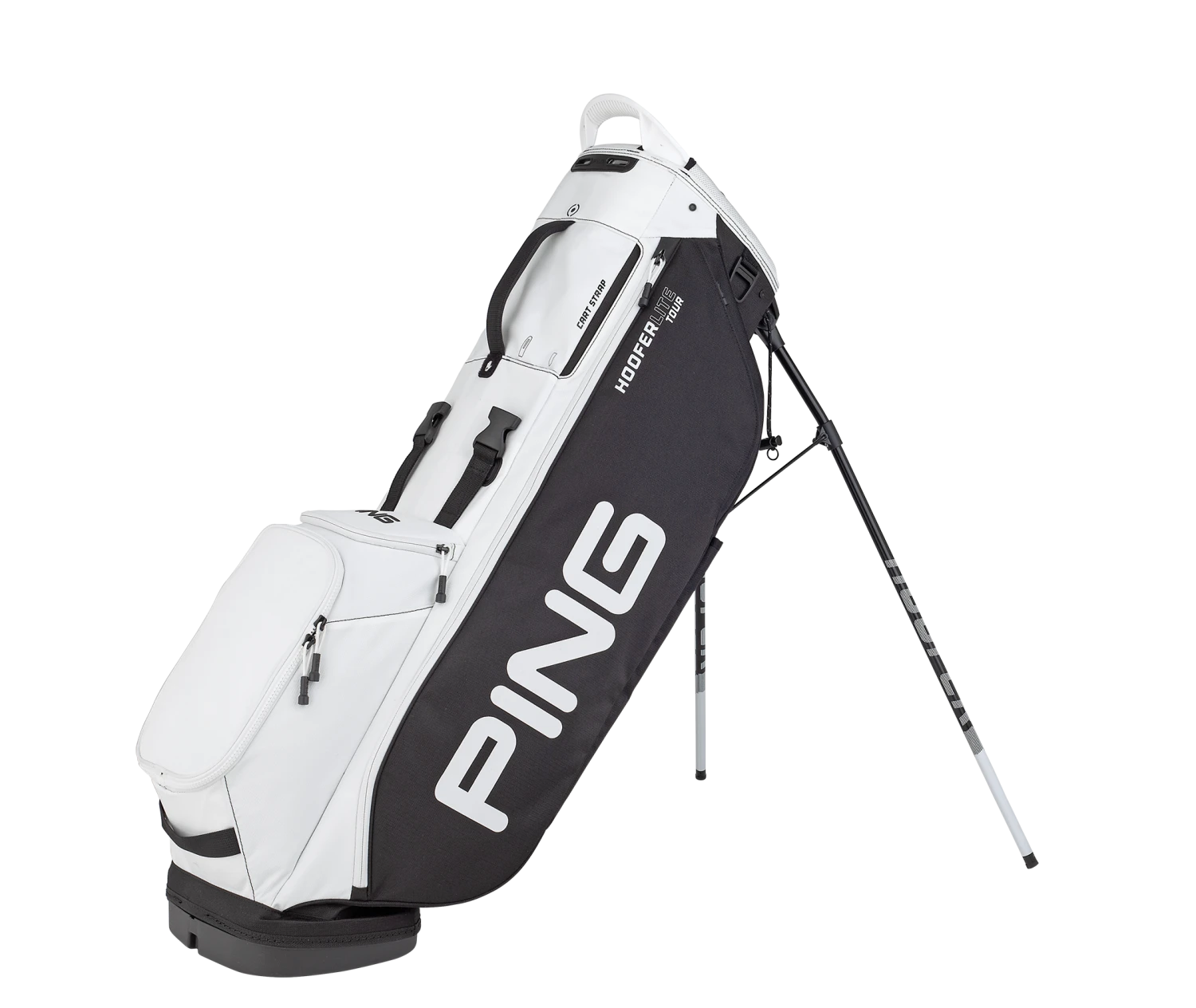 Ping Tour Black/White Double Strap Hooferlite 201 Carry Bag 3 Ping Tour Black/White Double Strap Hooferlite 201 Carry Bag
