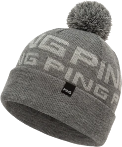 Ping Logo II Bobble Hats Grey Marl/Silver Marl