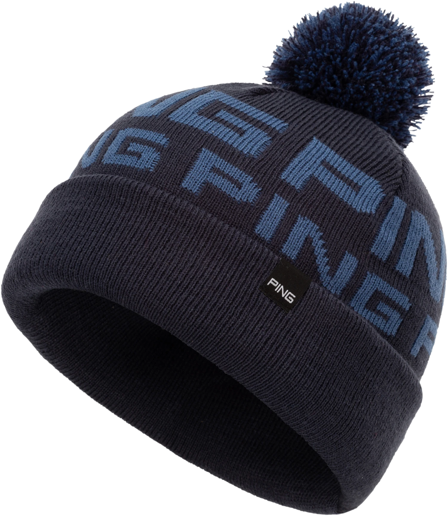 Ping Logo II Bobble Hats Navy/Blue 3 Ping Logo II Bobble Hats Navy/Blue