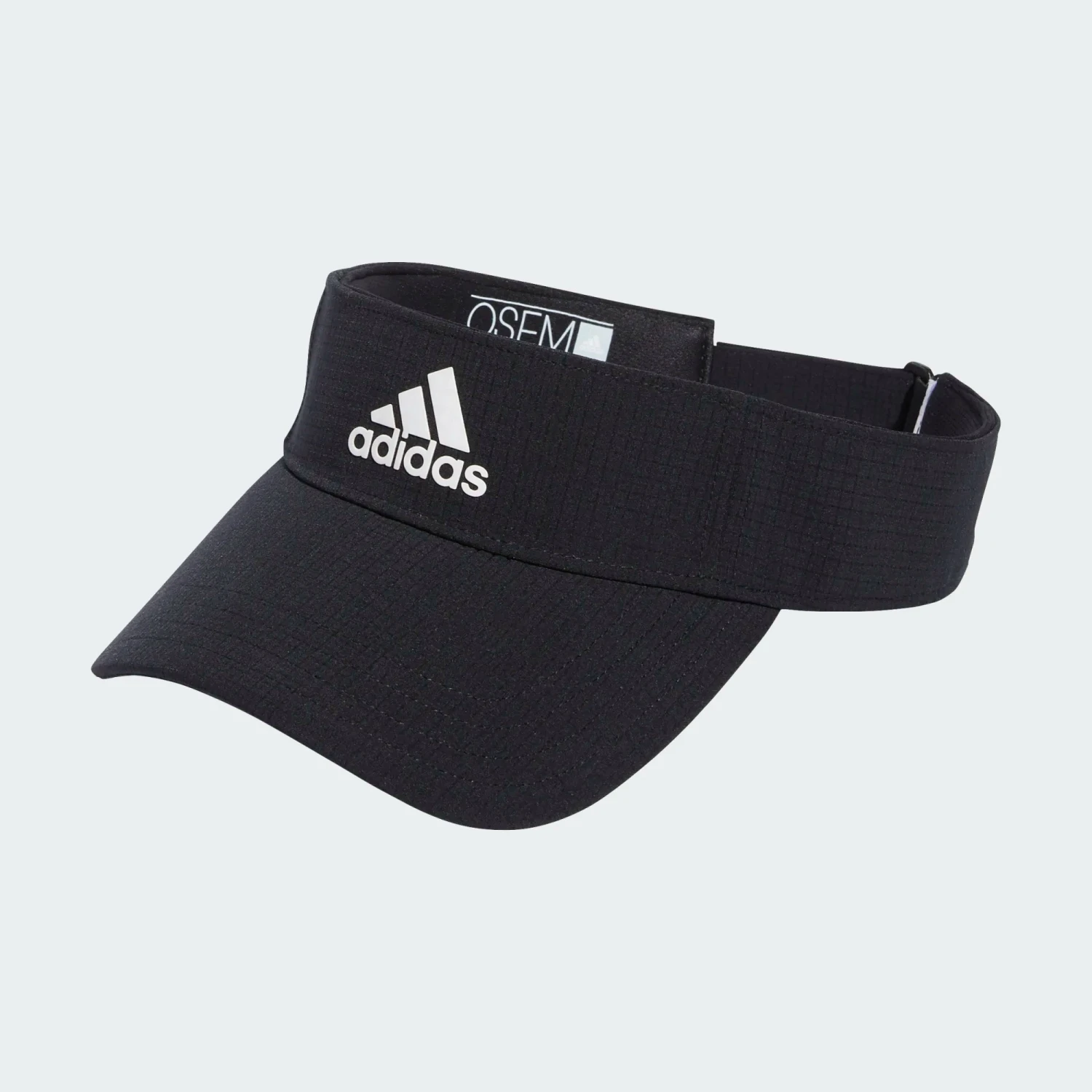 ADIDAS Adiddas TOUR VISOR BLACK BLACK/WHITE 3 ADIDAS Adiddas TOUR VISOR BLACK BLACK/WHITE