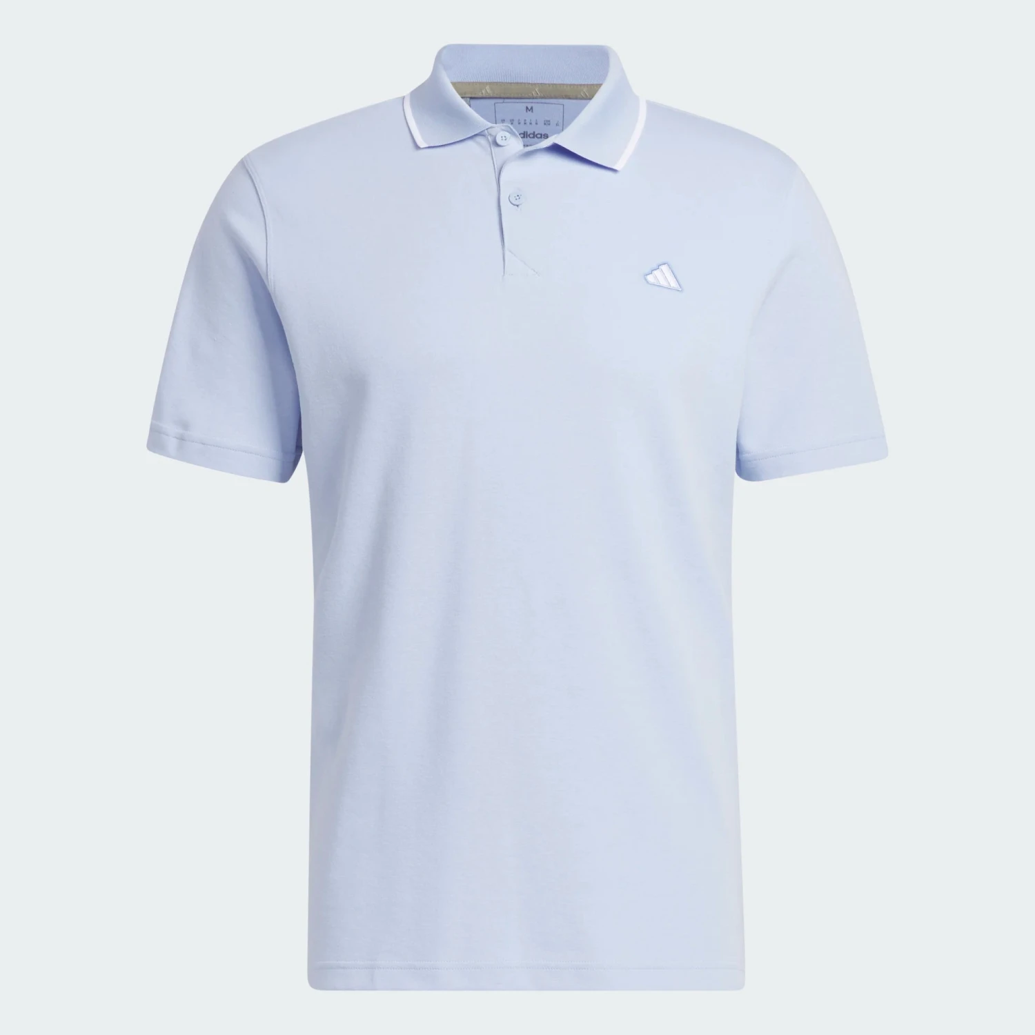Adidas GO-TO PIQUÉ GOLF POLO SHIRT Blue Dawn 3 Adidas GO-TO PIQUÉ GOLF POLO SHIRT Blue Dawn
