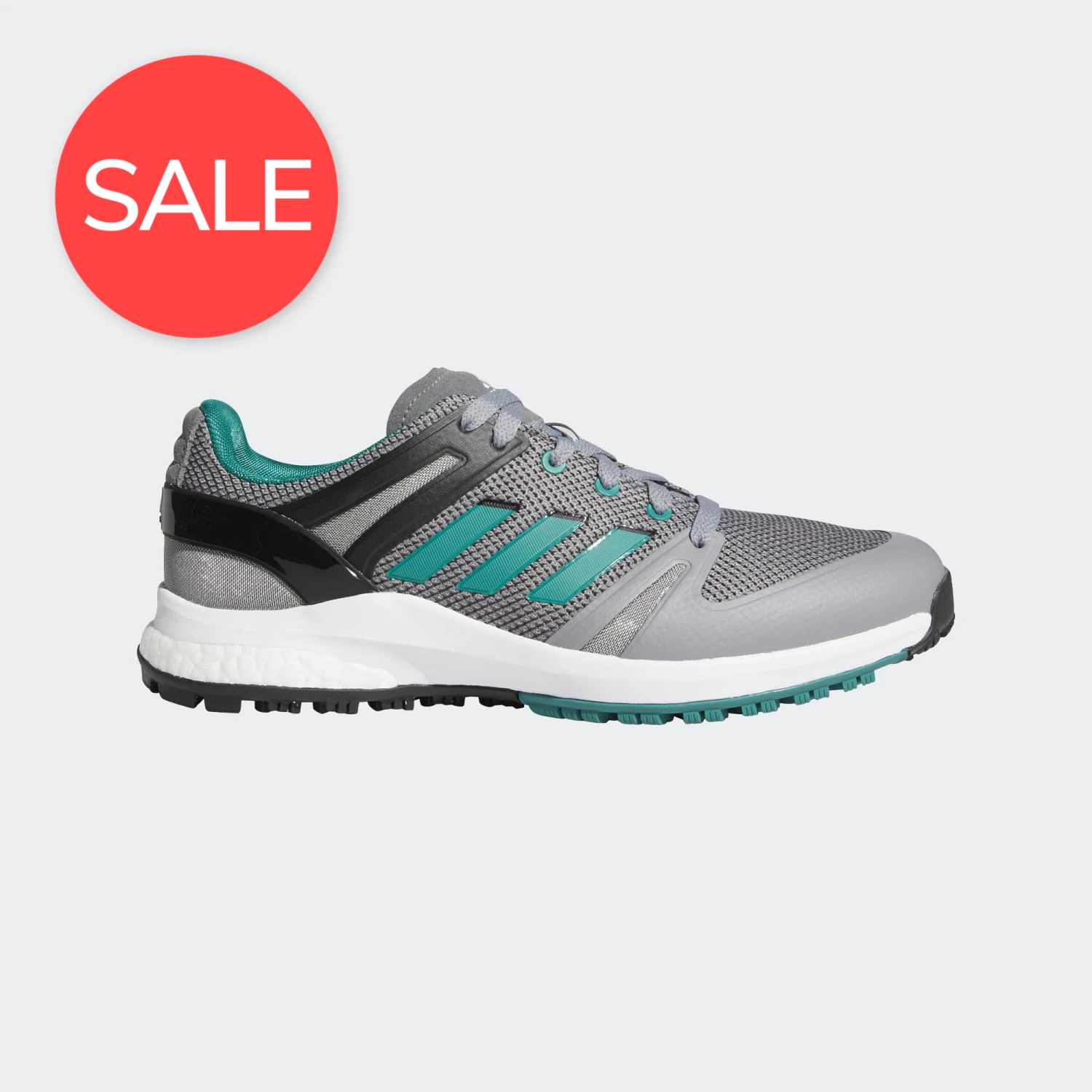 Adidas Gents EQT Spikeless Wide Fit Shoes Crew White - Grey/green/black 3 Adidas Gents EQT Spikeless Wide Fit Shoes Crew White - Grey/green/black