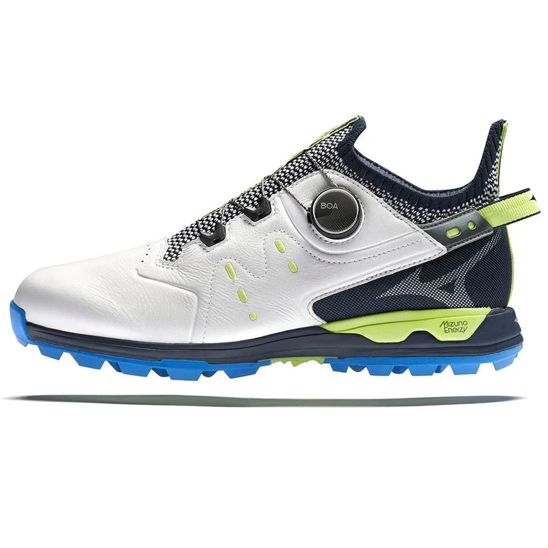 Mizuno Wave Hazard Pro Boa Waterproof Spikeless Shoes - White/Neo Lime 3 Mizuno Wave Hazard Pro Boa Waterproof Spikeless Shoes - White/Neo Lime