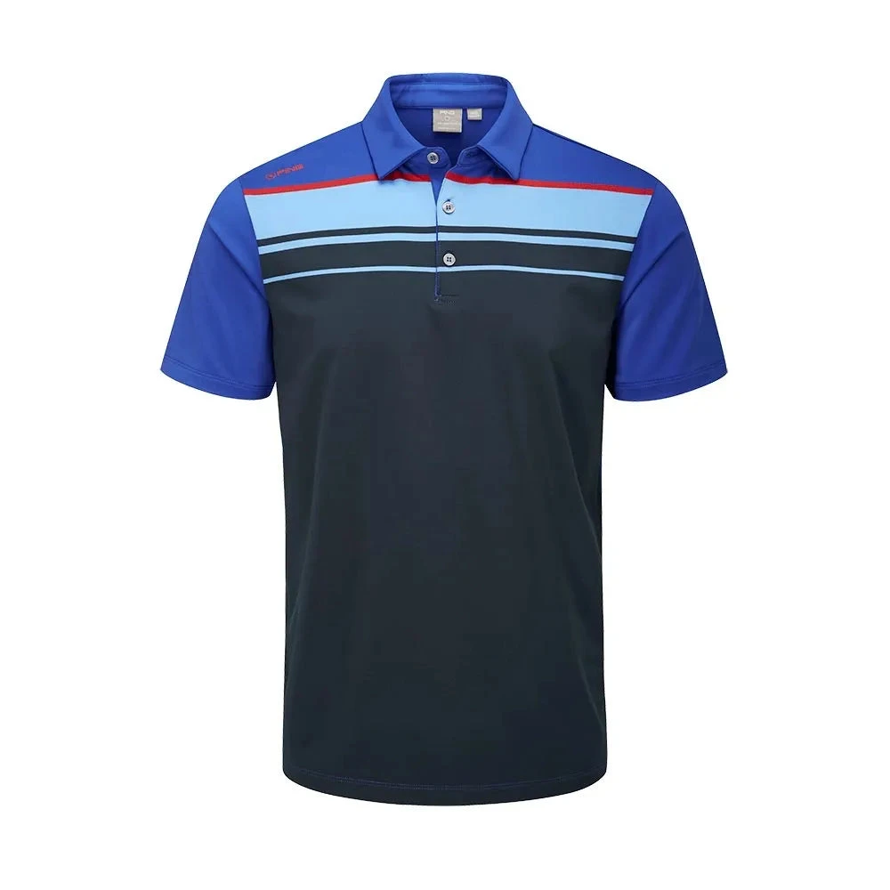 Ping Gents Sinclair Polo Shirt Blue Surf 3 Ping Gents Sinclair Polo Shirt Blue Surf