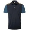 PING MALVERN GOLF POLO SHIRT - NAVY/STORMCLOUD